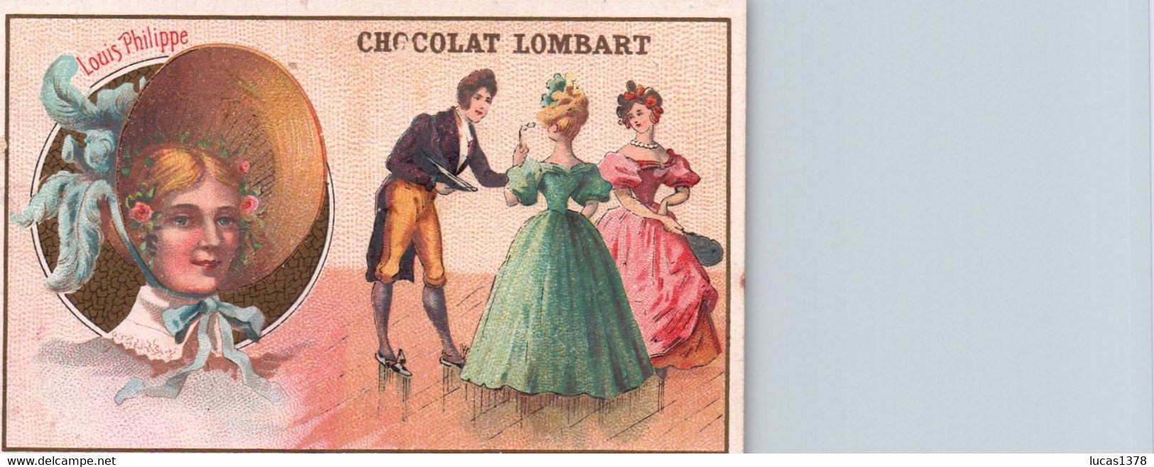 CHROMO / CHOCOLAT LOMBART / LOUIS PHILIPPE - Lombart