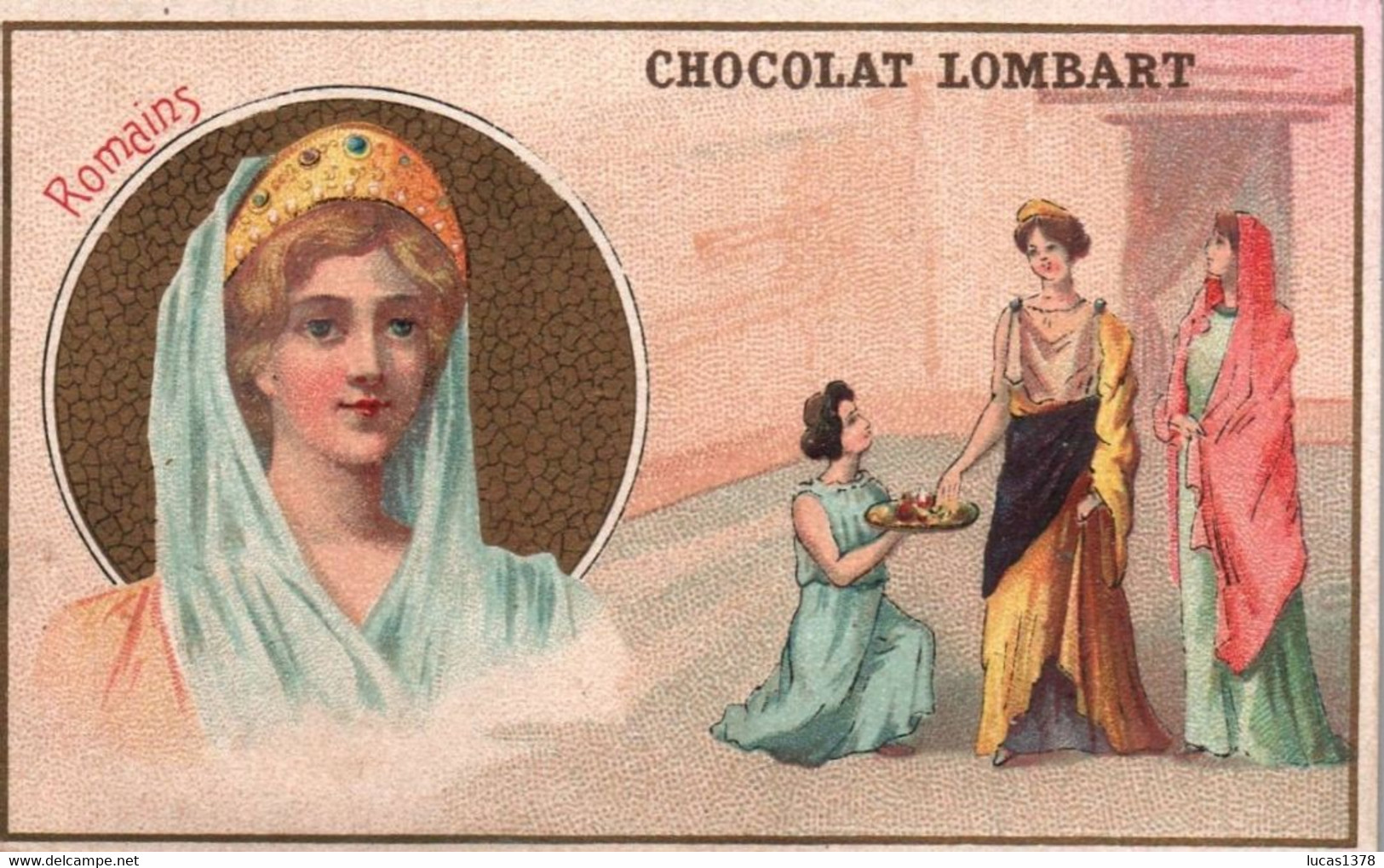 CHROMO / CHOCOLAT LOMBART / ROMAINS - Lombart