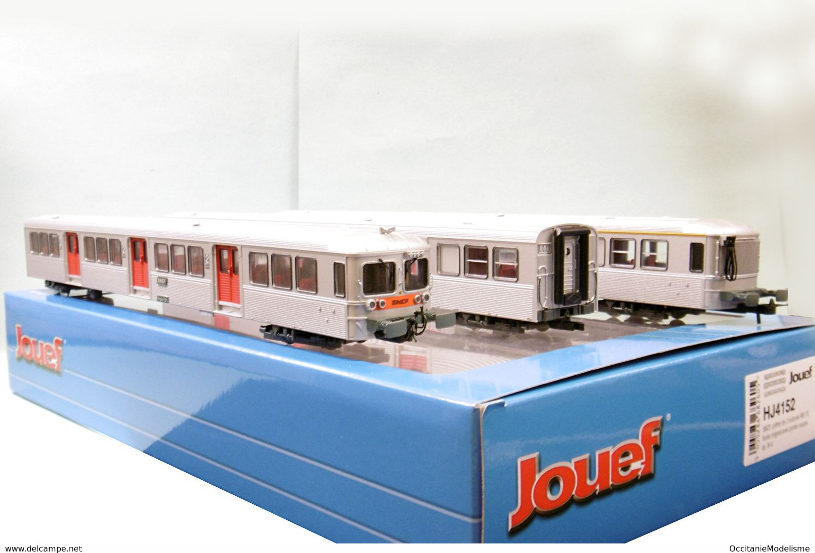 Jouef - Coffret 3 VOITURES RIB 70 Livrée Originale ép. IV / V SNCF Réf. HJ4152 Neuf NBO HO 1/87 - Passagierwagen