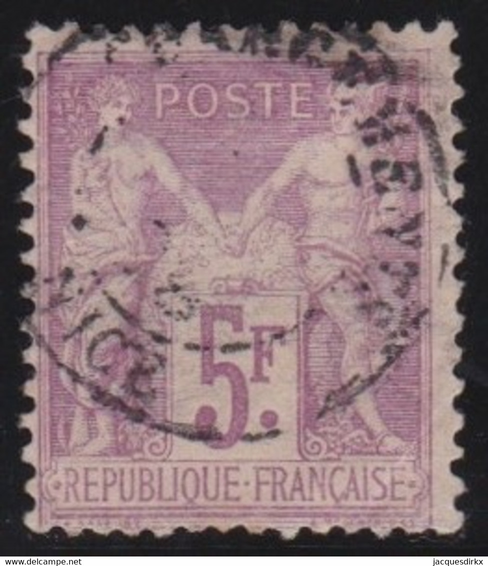 France   .    Y&T   .    95    (2 Scans)     .     O     .    Oblitéré - 1876-1898 Sage (Type II)