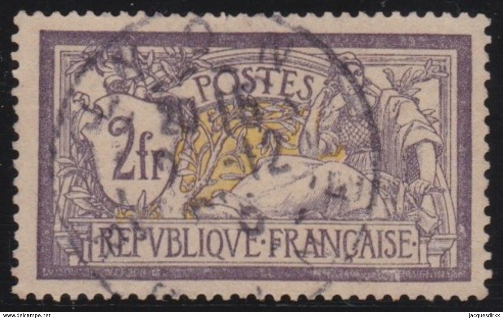 France   .    Y&T   .      122  (2 Scans)         .     O     .    Oblitéré - Gebraucht