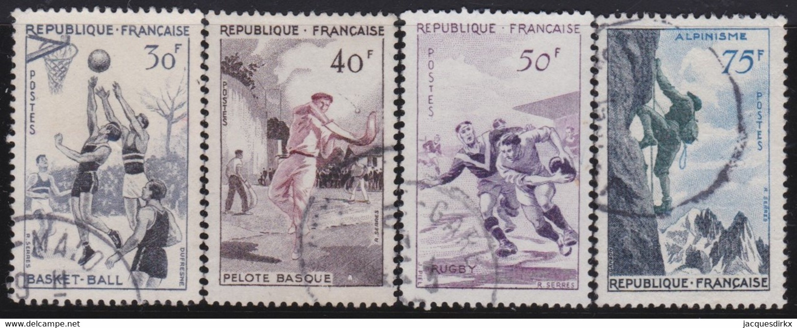 France   .    Y&T   .    1072/1075      .    O    .    Oblitéré - Used Stamps