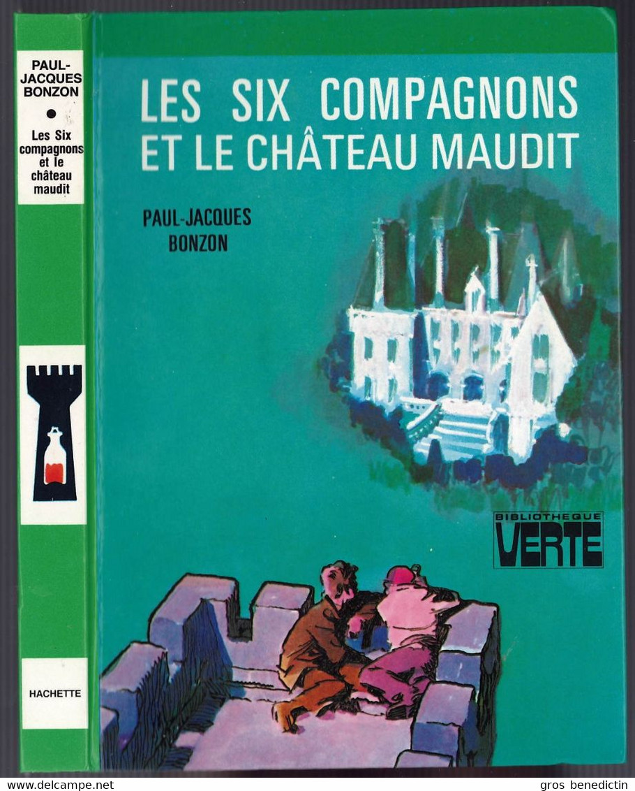 Hachette - Bibliothèque Verte - Paul-Jacques Bonzon - "Les Six Compagnons Et Le Château Maudit " - 1980 - #Ben&6C - Biblioteca Verde