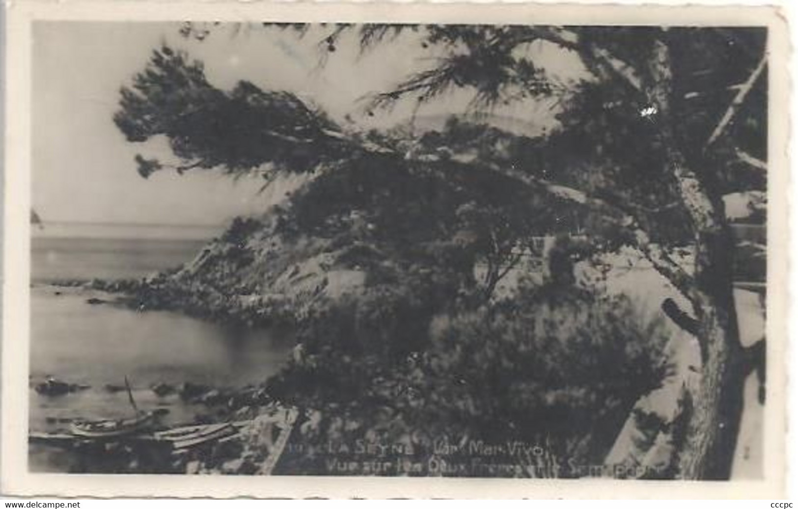 CPSM La Seyne-sur-Mer Vue Sur Les Deux Frères Et Le Sémaphore - La Seyne-sur-Mer