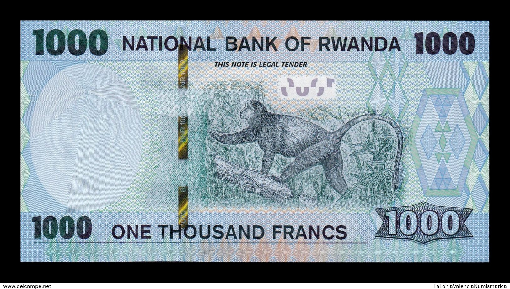 Ruanda Rwanda 1000 Francs 2019 Pick 39b SC UNC - Ruanda