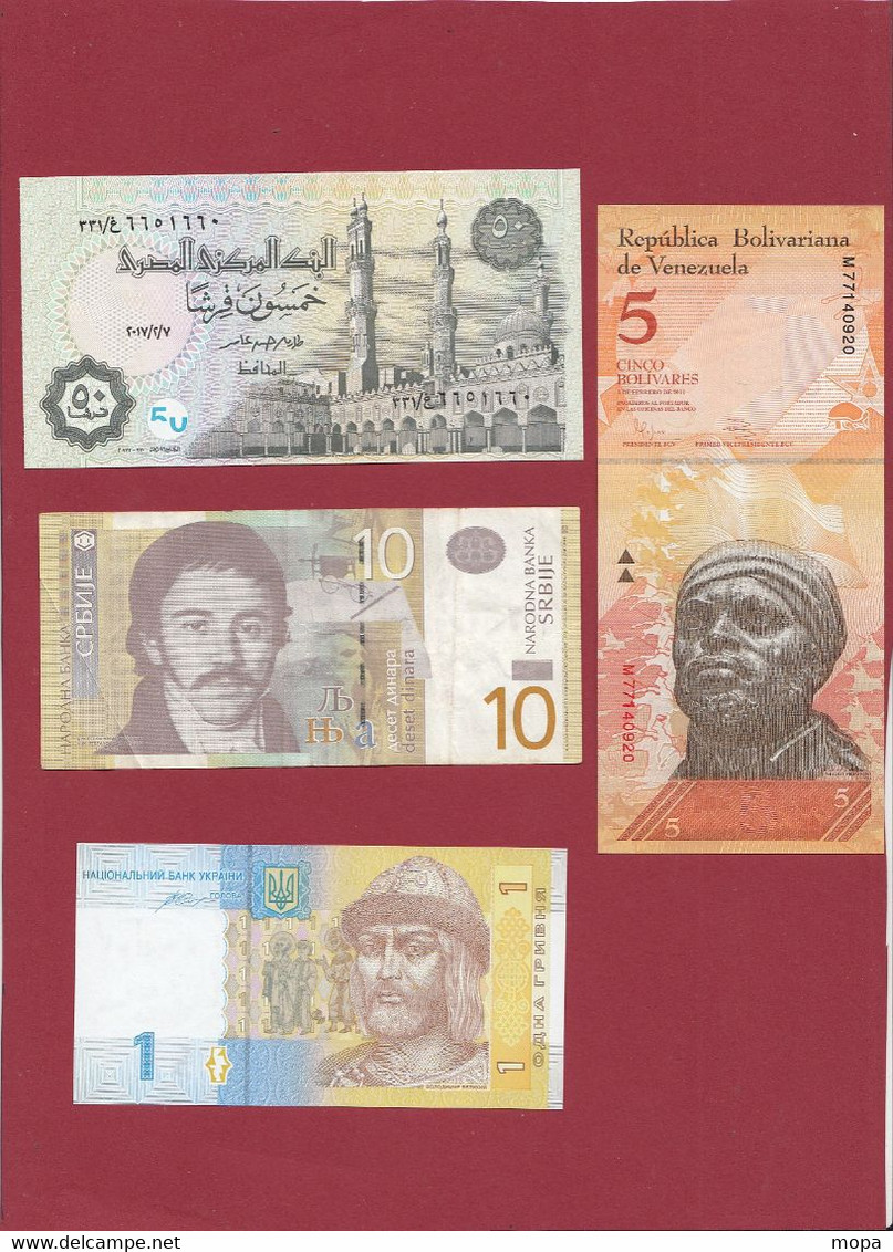 Pays Du Monde 15 Billets -9 En UNC Et 6 Dans L 'état (France 500 Francs "Pascal" Du 02/06/1983.F-ALPH .X.190 -(05) - Vrac - Billets