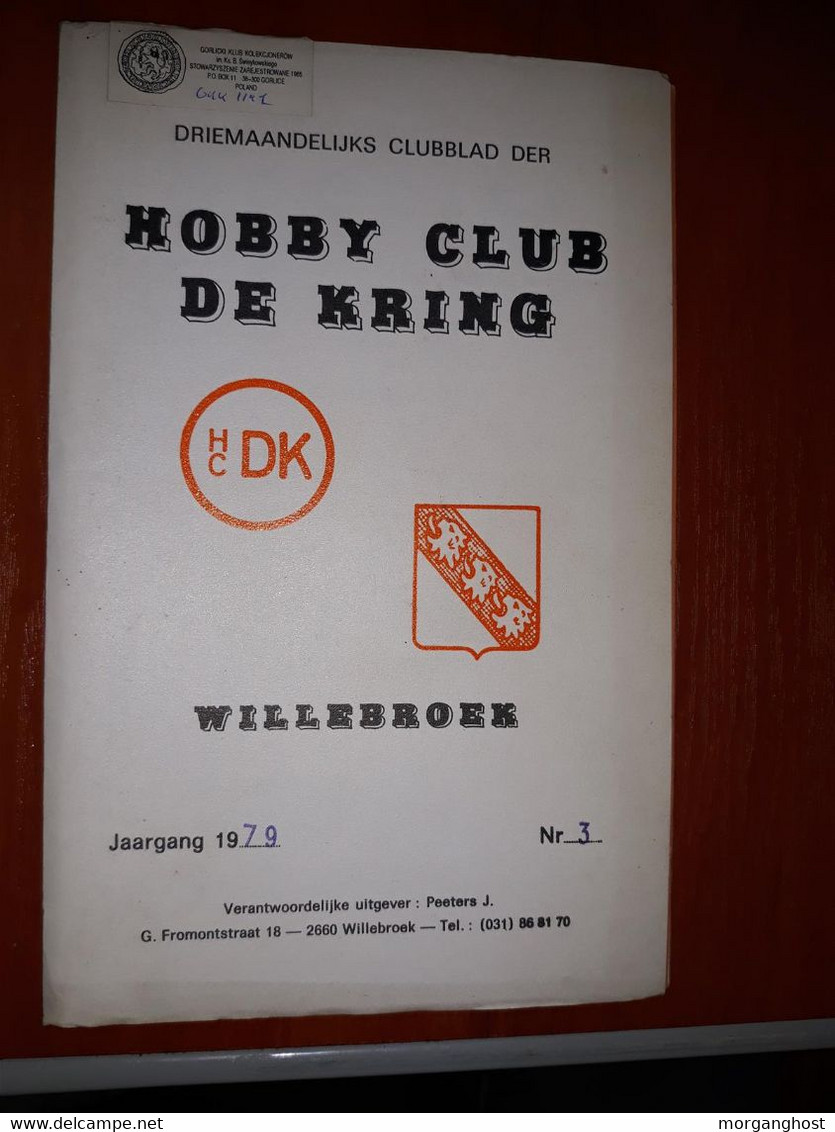 Driemaandelijks Clubblad Hobby Club De Kring 1979 - Other & Unclassified
