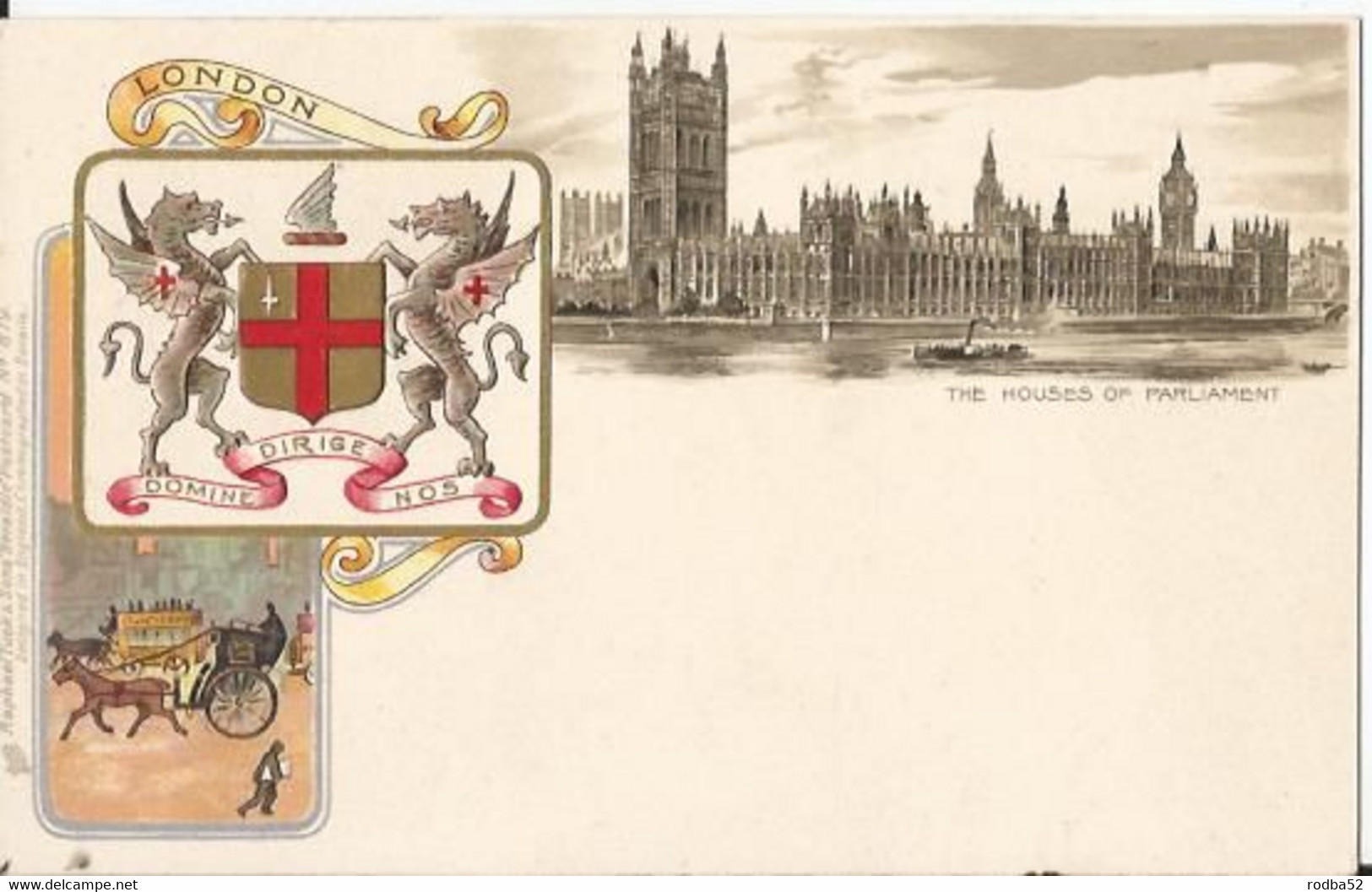 CPA Raphael Tuck N°879 - Pionnière - The Houses Of The Parliament - London - Houses Of Parliament