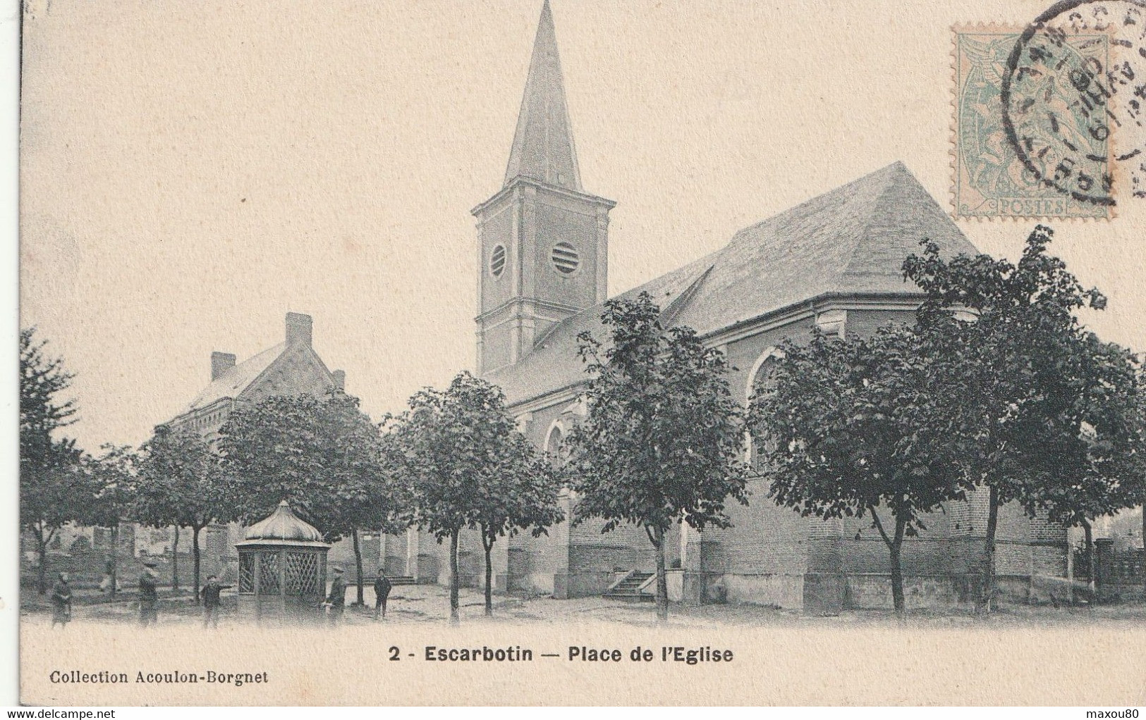 ESCARBOTIN  -  Place De L'Eglise - Friville Escarbotin