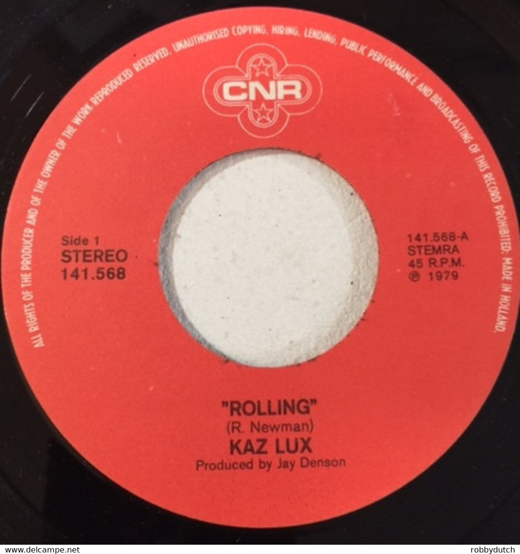 * 7" *  KAZ LUX (ex Brainbox) - ROLLING (Holland 1979) - Blues