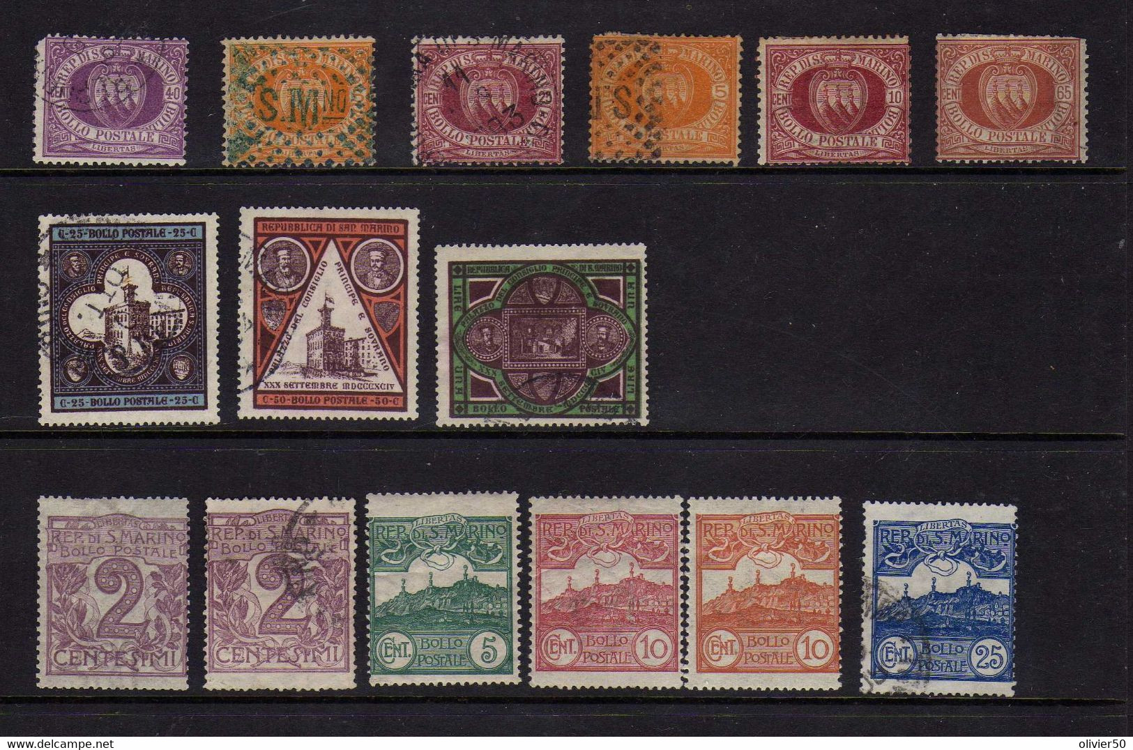 Saint-Marin - Petit Ensemble Neufs*/sg Et Oblit - Used Stamps