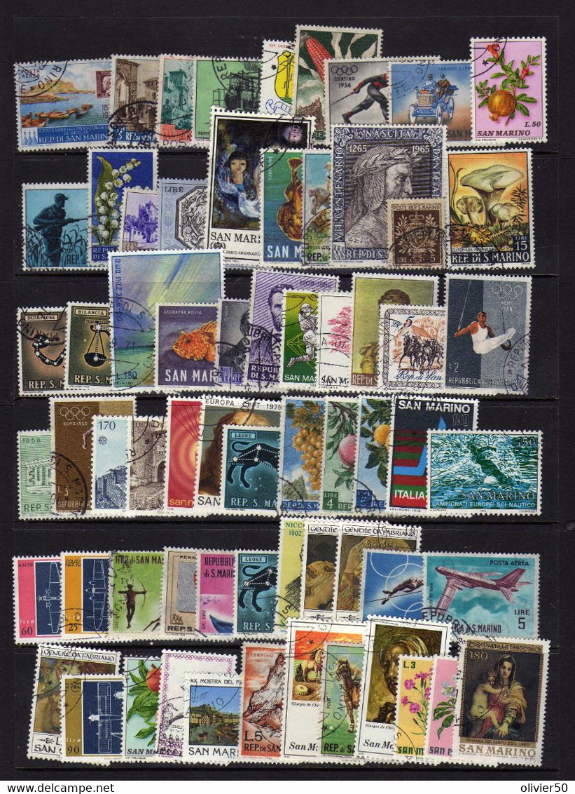 Saint-Marin -   Petit Ensemble Obliteres - Used Stamps