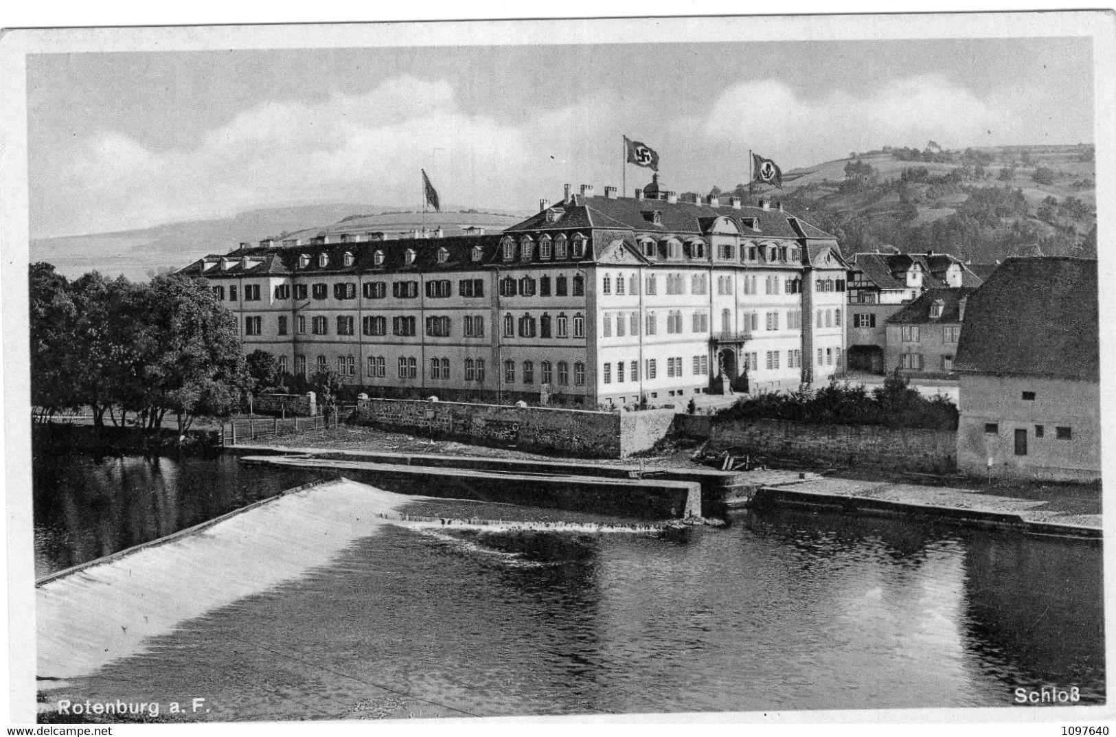 ROTENBURG. Bâtiments Militaires. Drapeau, Croix Gammée - Rotenburg (Wuemme)