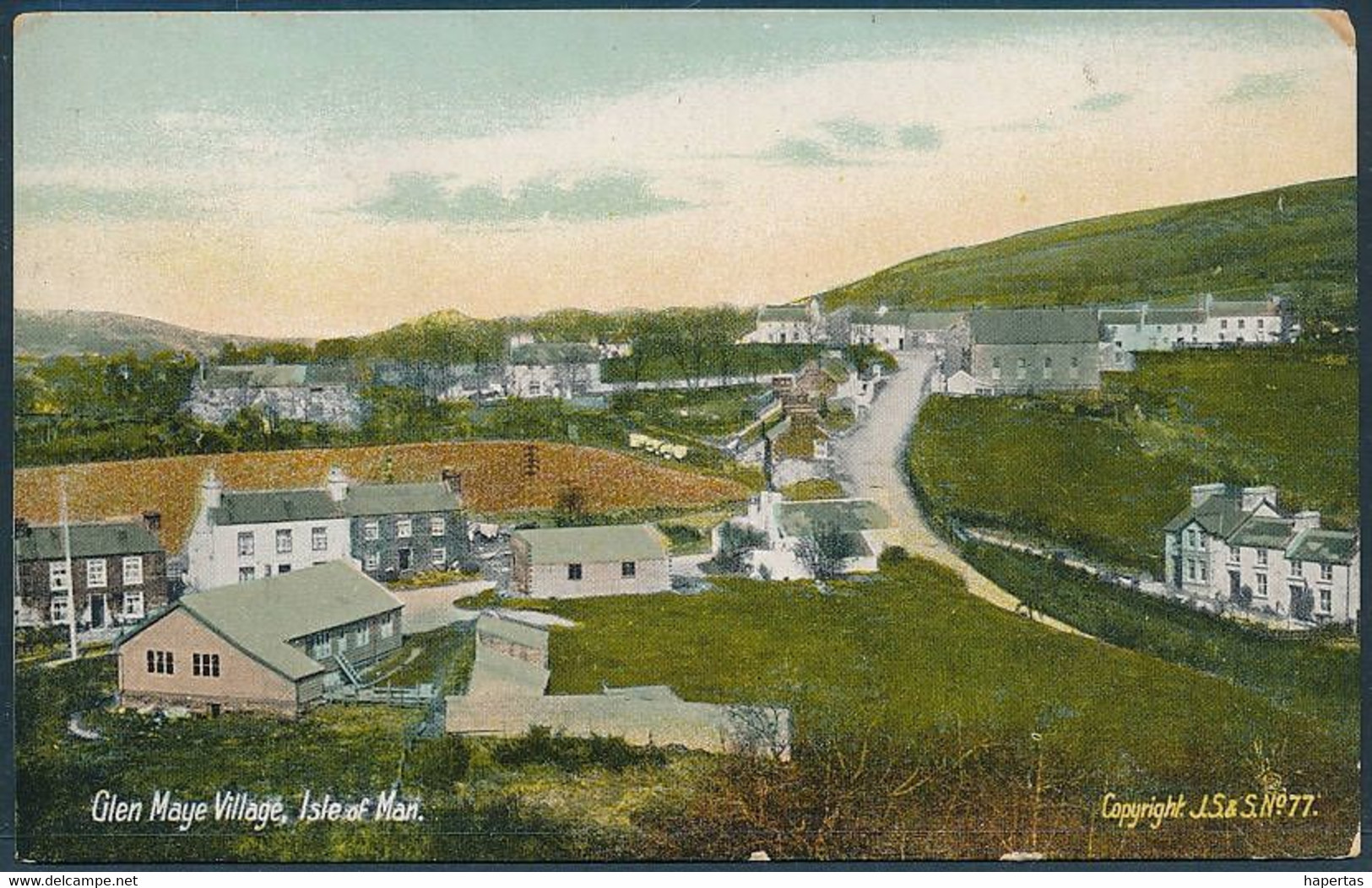 Glen Maye Village, Isle Of Man - Posted - Isla De Man