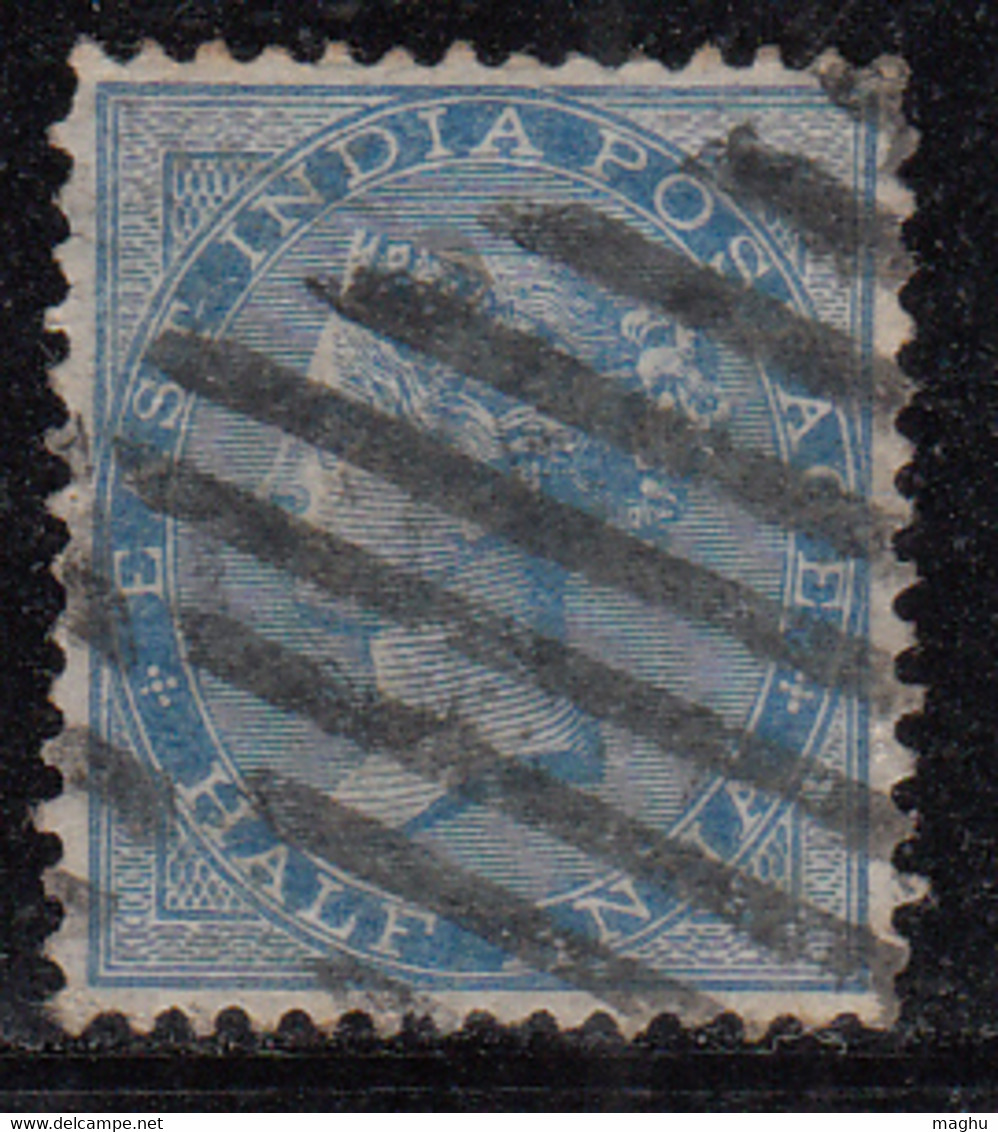 Type 33, Thick Bars - Rhombus Experiment / Cooper 33 / Renouf Type , British East India Used, Early Indian Cancellations - 1854 Britische Indien-Kompanie