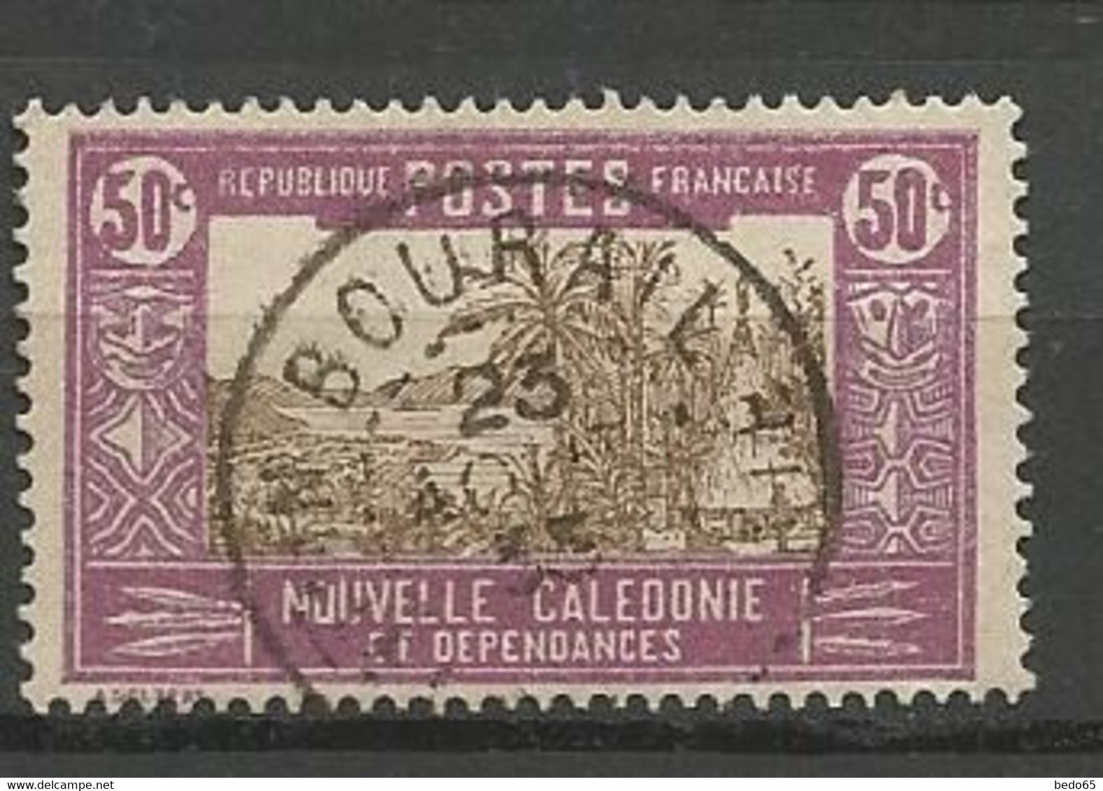 NOUVELLE CALEDONIE N° 150 CACHET BOURAIL - Oblitérés