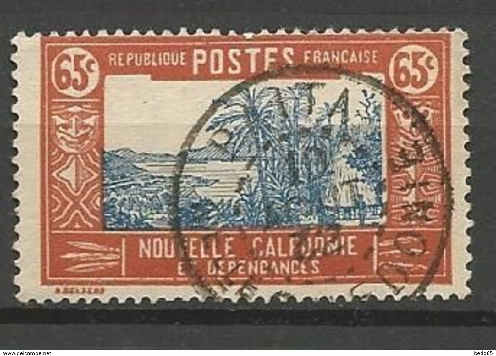 NOUVELLE CALEDONIE N° 151 CACHET PAITA - Gebruikt