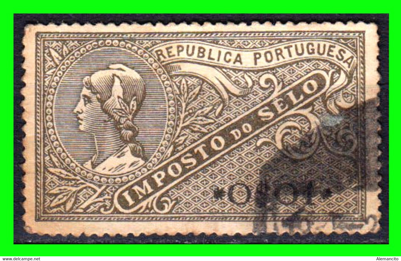 PORTUGAL… ( EUROPA ) SELLOS AÑO 1921 IMPUESTO DE SELLOS - Usado