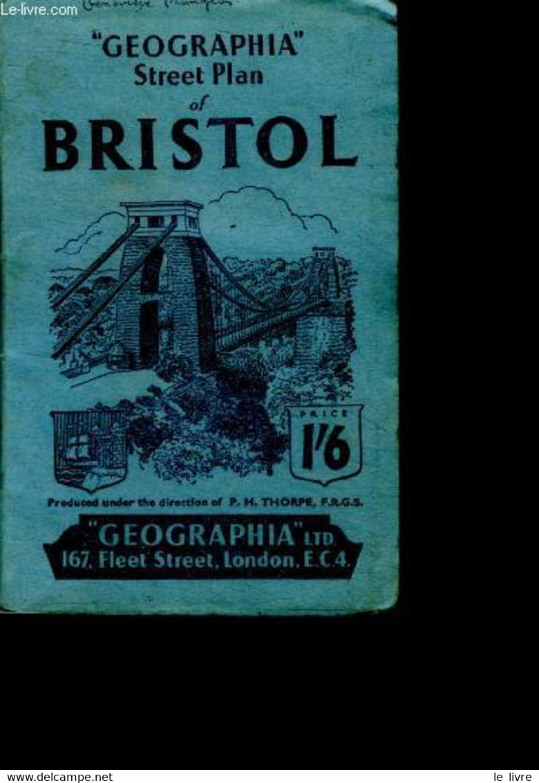 Geographia Street Plan Of Bristol - COLLECTIF - 0 - Mappe/Atlanti