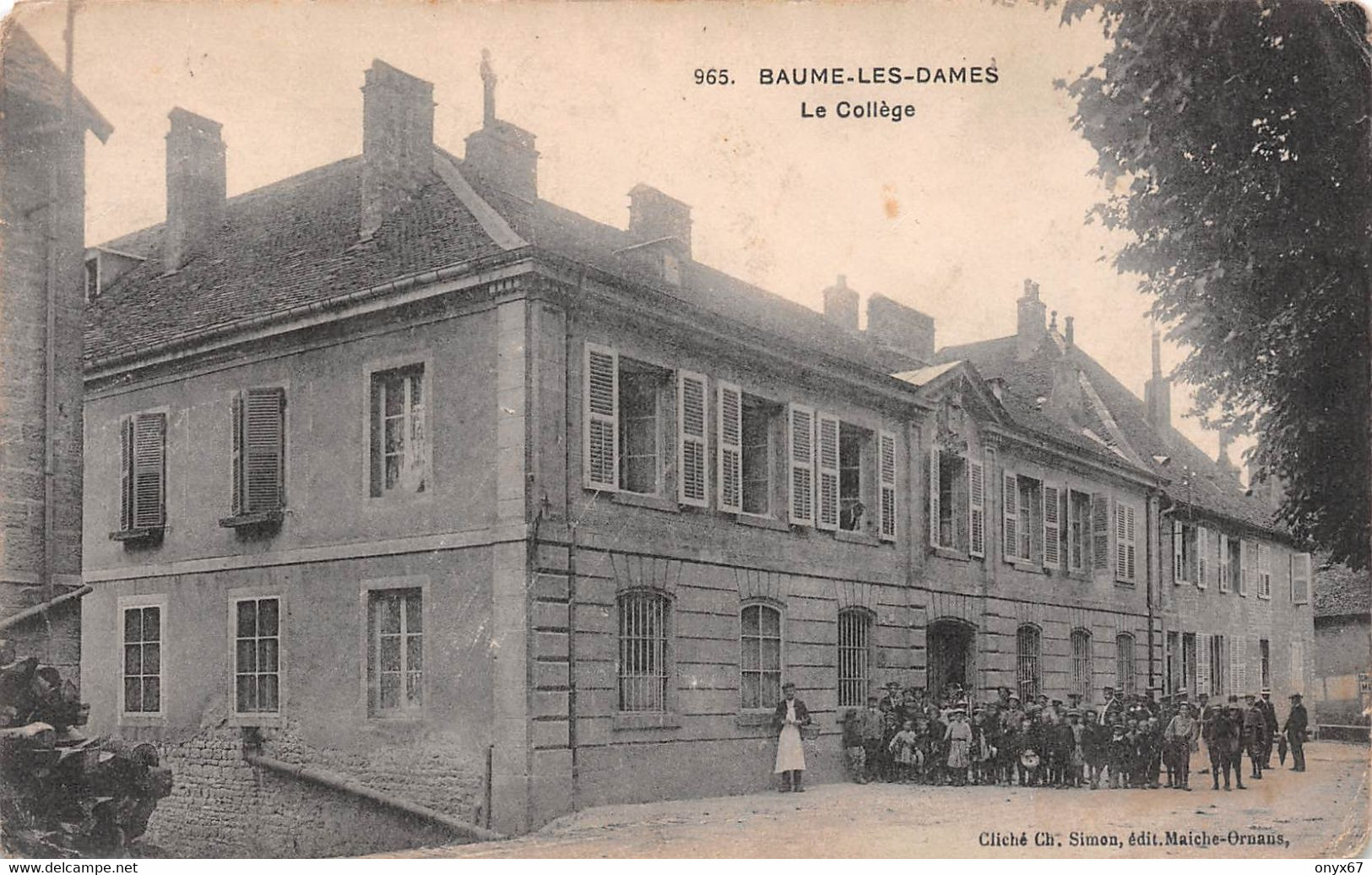 BAUME-LES-DAMES-25-Doubs- Le Collège - Baume Les Dames