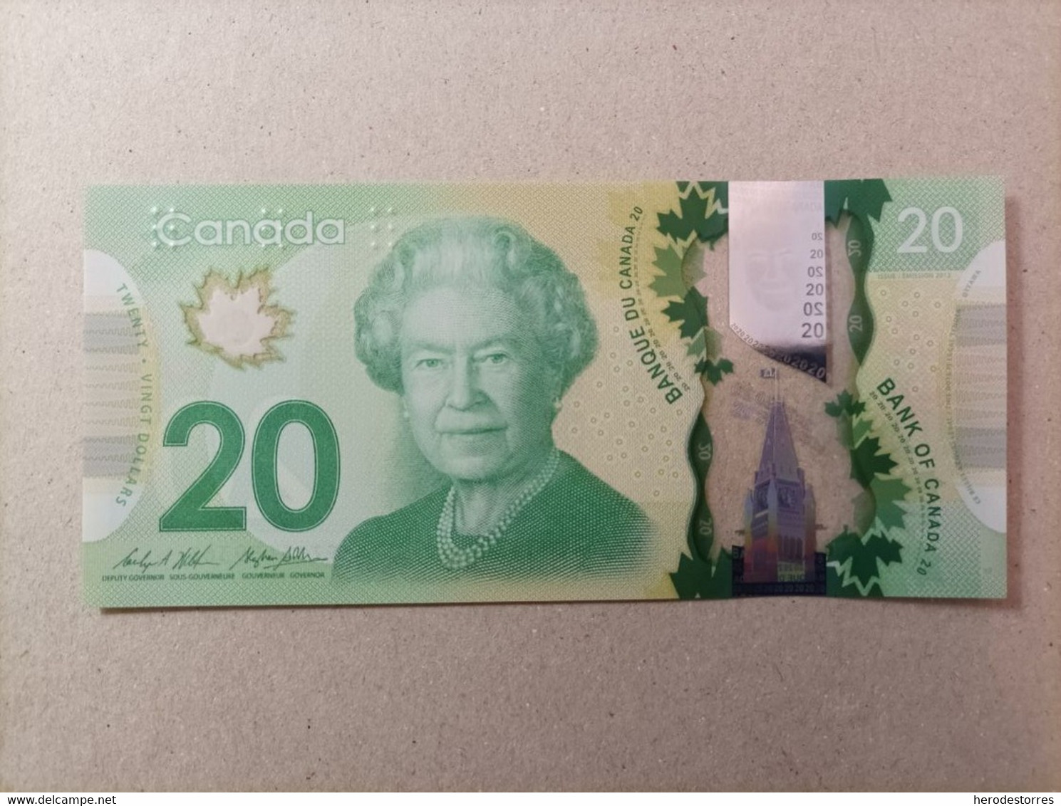 Billete De Canadá De 20 Dólar, Año 2012, UNC - Canada