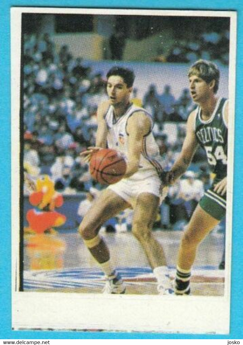 TONI KUKOC - Yugoslav Old Basketball ROOKIE Card 1980s * Chicago Bulls NBA RRR - 1980-1989