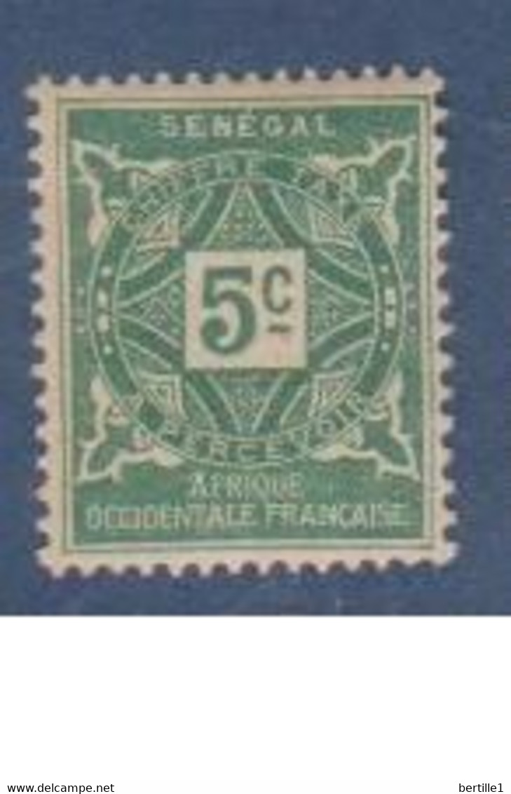 SENEGAL     N°  YVERT  :  TAXE 12 NEUF SANS GOMME       ( SG 2 / 42 ) - Timbres-taxe