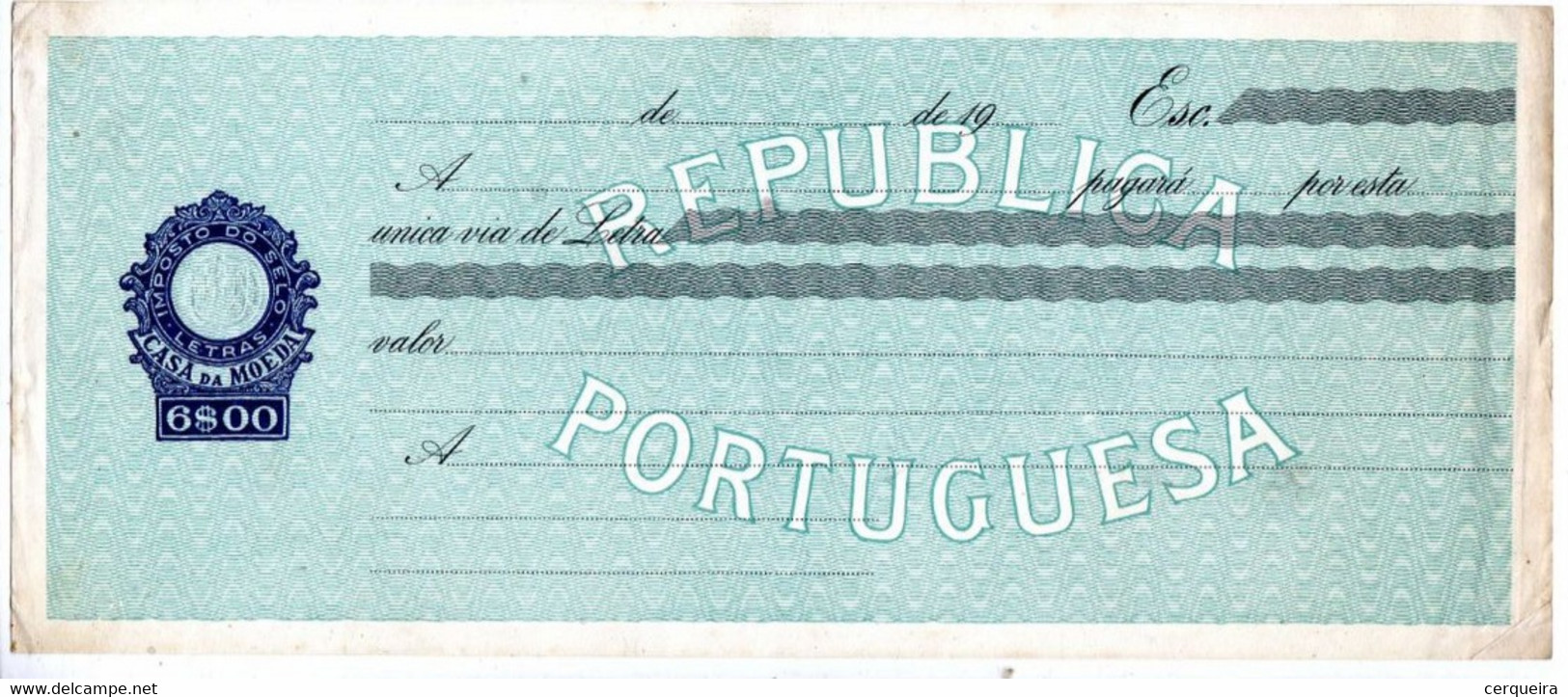 PORTUGAL - Letra Nova-6$00 - Unused Stamps