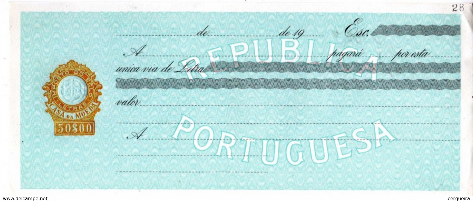 PORTUGAL - Letra Nova-50$00 - Unused Stamps