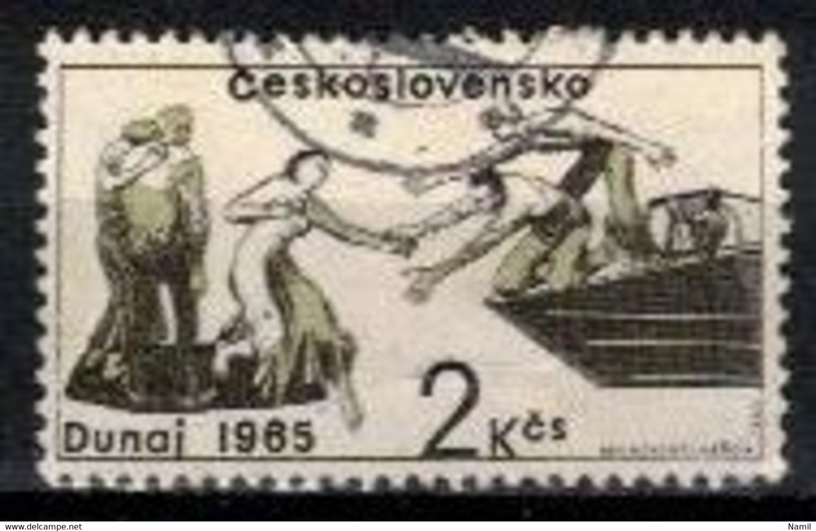 Tchécoslovaquie 1965 Mi 1567, (Yv 1432), Varieté, Position 17/1, Obliteré - Variétés Et Curiosités