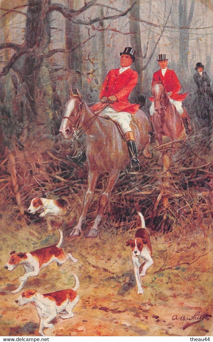 ¤¤  -  Chasse à Courre   -  Chiens De Chasse  -  Chevaux  -  Chasseurs  -  Vénerie    -   Illustrateur    -   ¤¤ - Chasse