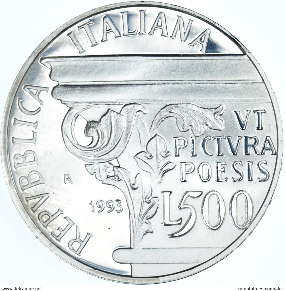 Monnaie, Italie, 500 Lire, 1993, Rome, Horatius.BE, FDC, Argent, KM:156 - Gedenkmünzen