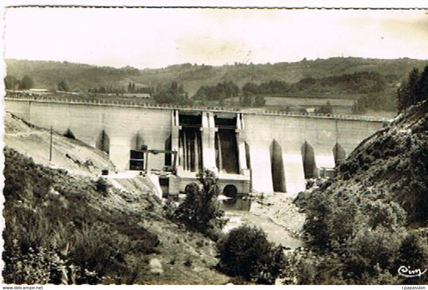 Environs De BRASSAC - Tarn- Cpsm Barrage De La Raviège - Flamme Brassac 1968 - Brassac