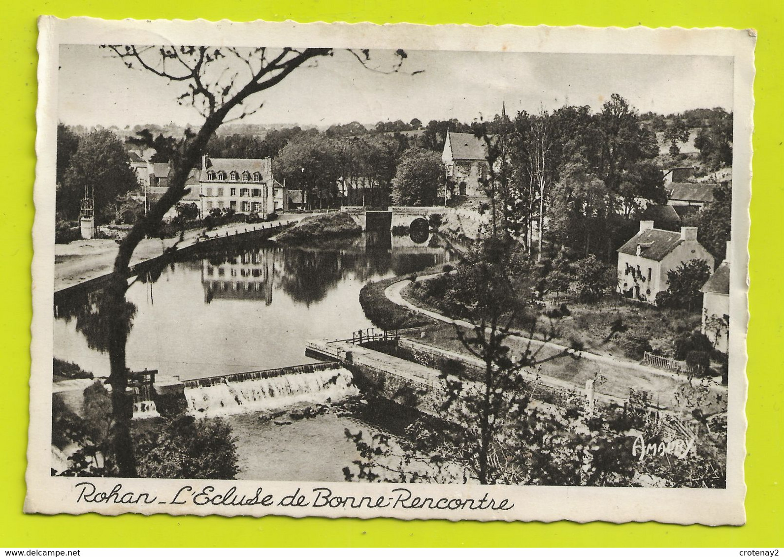 56 ROHAN L'Ecluse De Bonne Rencontre En 1949 VOIR DOS Editions Harmonie St Brieuc - Rohan