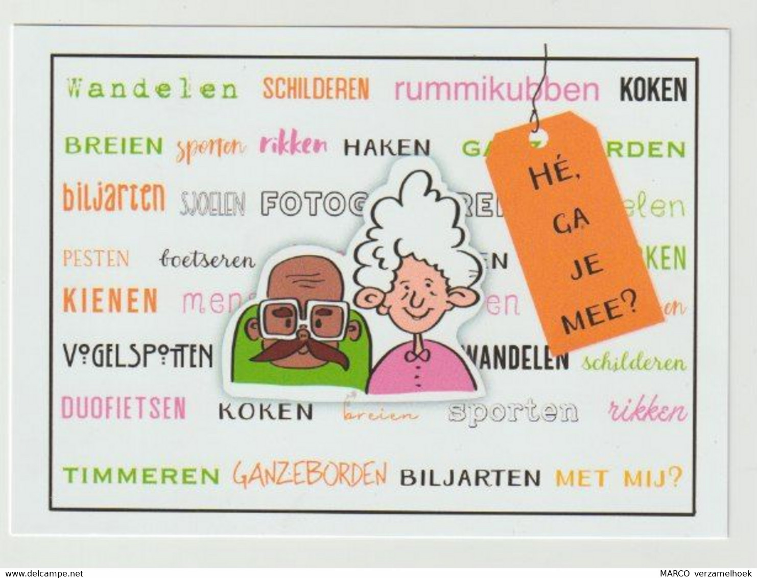 Postcard - Ansichtkaart: Aandacht Voor Ouderen Gemeente Helmond (NL) - Helmond