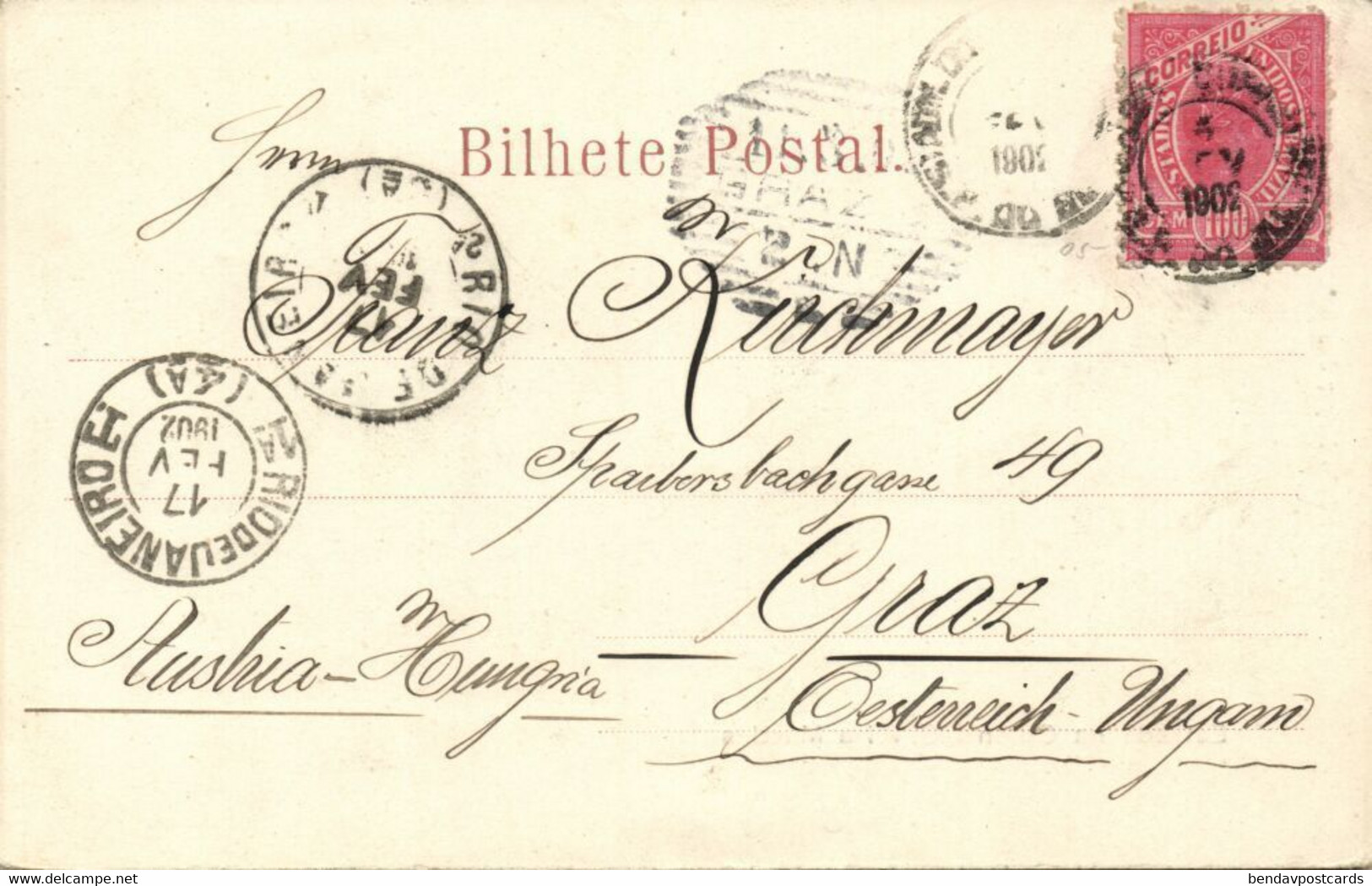 Brazil, SILVEIRA MARTINS, Estrada Na Colonia (1902) Postcard - Florianópolis