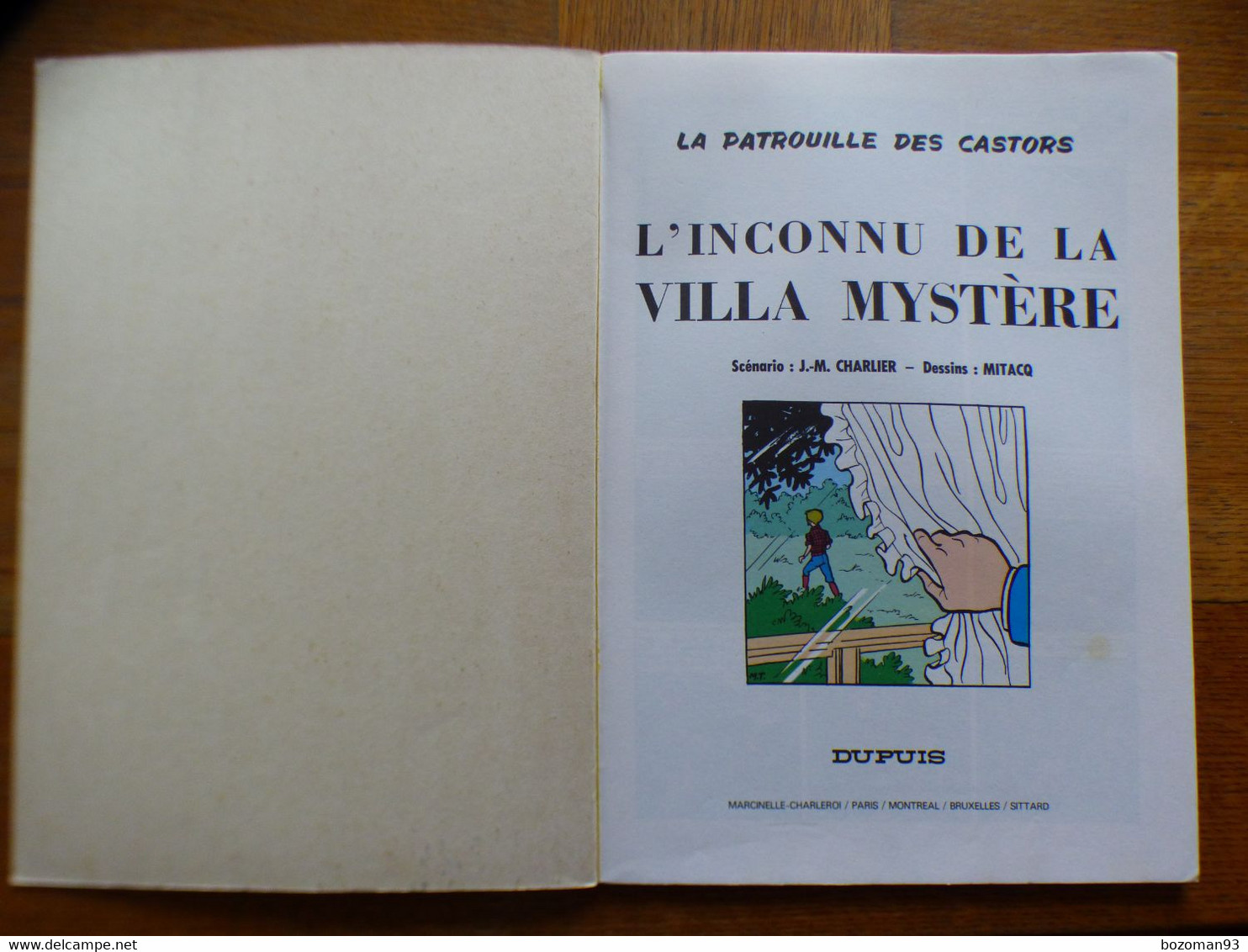 LA PATROUILLE DES CASTORS N° 3  L'INCONNU DE LA VILLA MYSTERE  REED  19790  BE++++ - Buck Danny