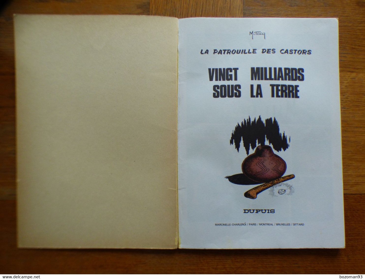 LA PATROUILLE DES CASTORS N° 19  VINGT MILLIARDS SOUS LA TERRE   REED  1979  TBE++++ - Buck Danny