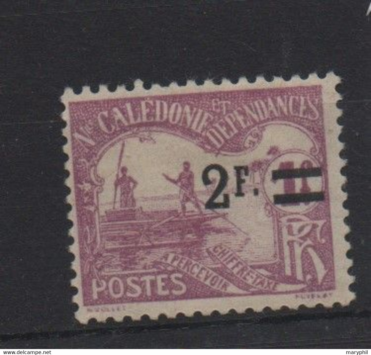 LOT 84 - NOUVELLE CALEDONIE TAXE N° 24 * - Cote 8,00 € - Portomarken