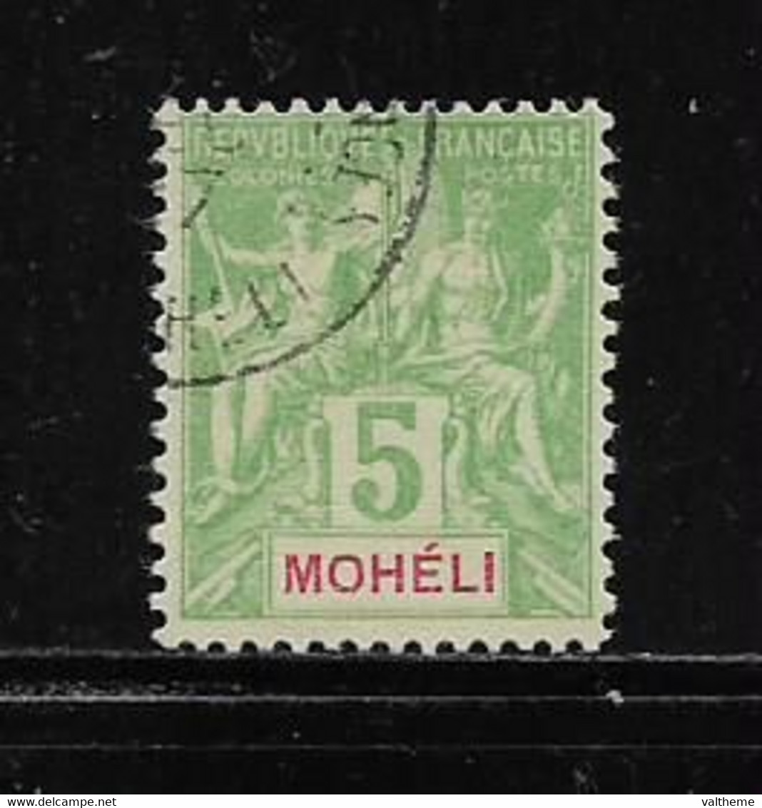 MOHELI   (  FRMOH - 4 ) 1906  N° YVERT ET TELLIER     N° 4 - Used Stamps