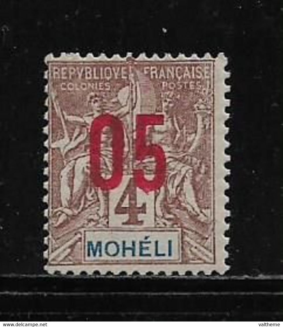 MOHELI   (  FRMOH - 9 ) 1912  N° YVERT ET TELLIER     N° 17 - Oblitérés