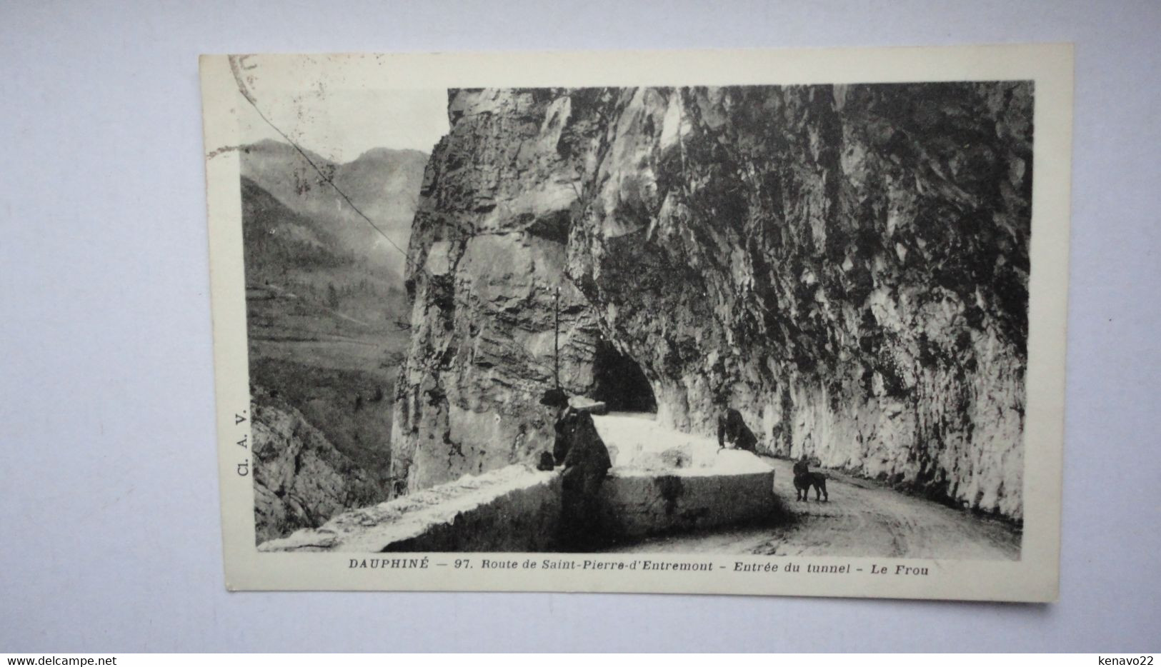 Route De Saint-pierre-d'entremont , Entrée Du Tunnel , Le Frou "" Carte Animée "" - Saint-Pierre-d'Entremont