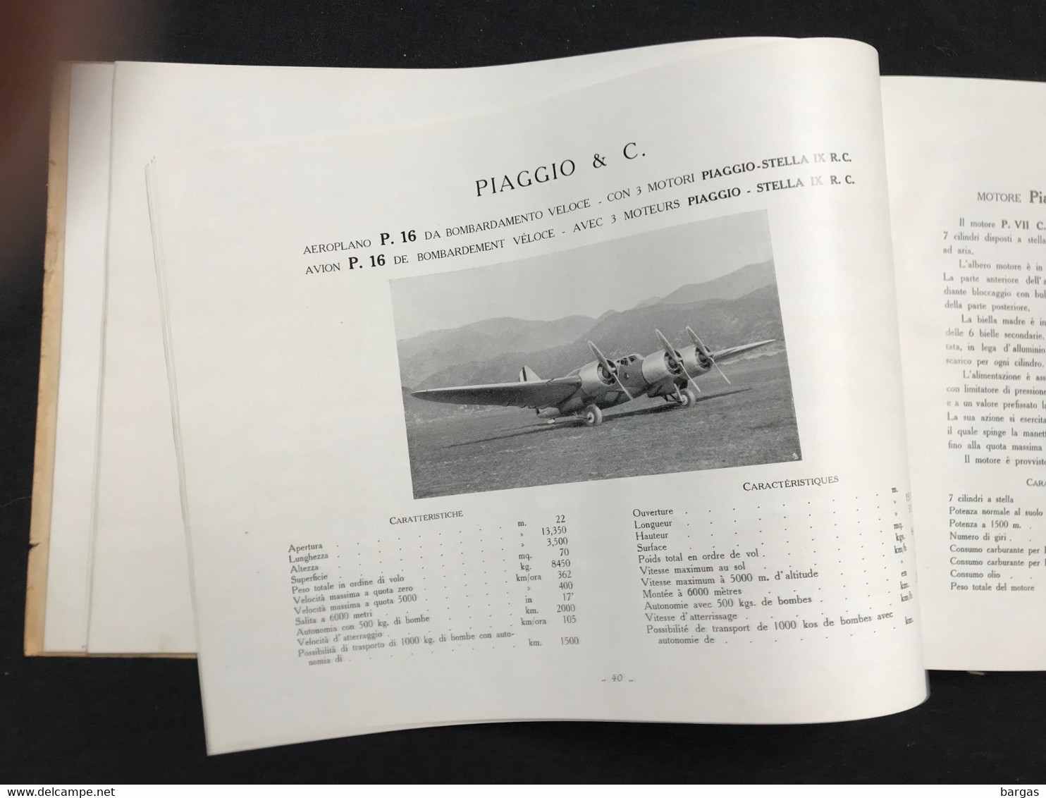 RARE Catalogue Avion Aviation ANIMA Exposition Aéronautique De Milan Bruxelles 1935 Fiat Piaggio Alfa Isotta .... - Other & Unclassified