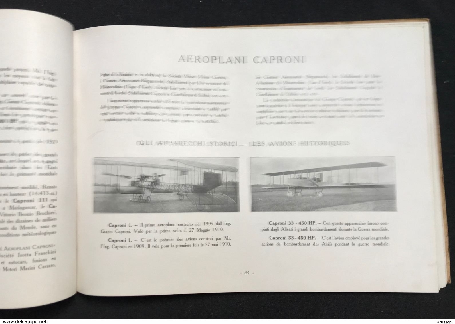 RARE Catalogue Avion Aviation ANIMA Exposition Aéronautique De Milan Bruxelles 1935 Fiat Piaggio Alfa Isotta .... - Sonstige & Ohne Zuordnung