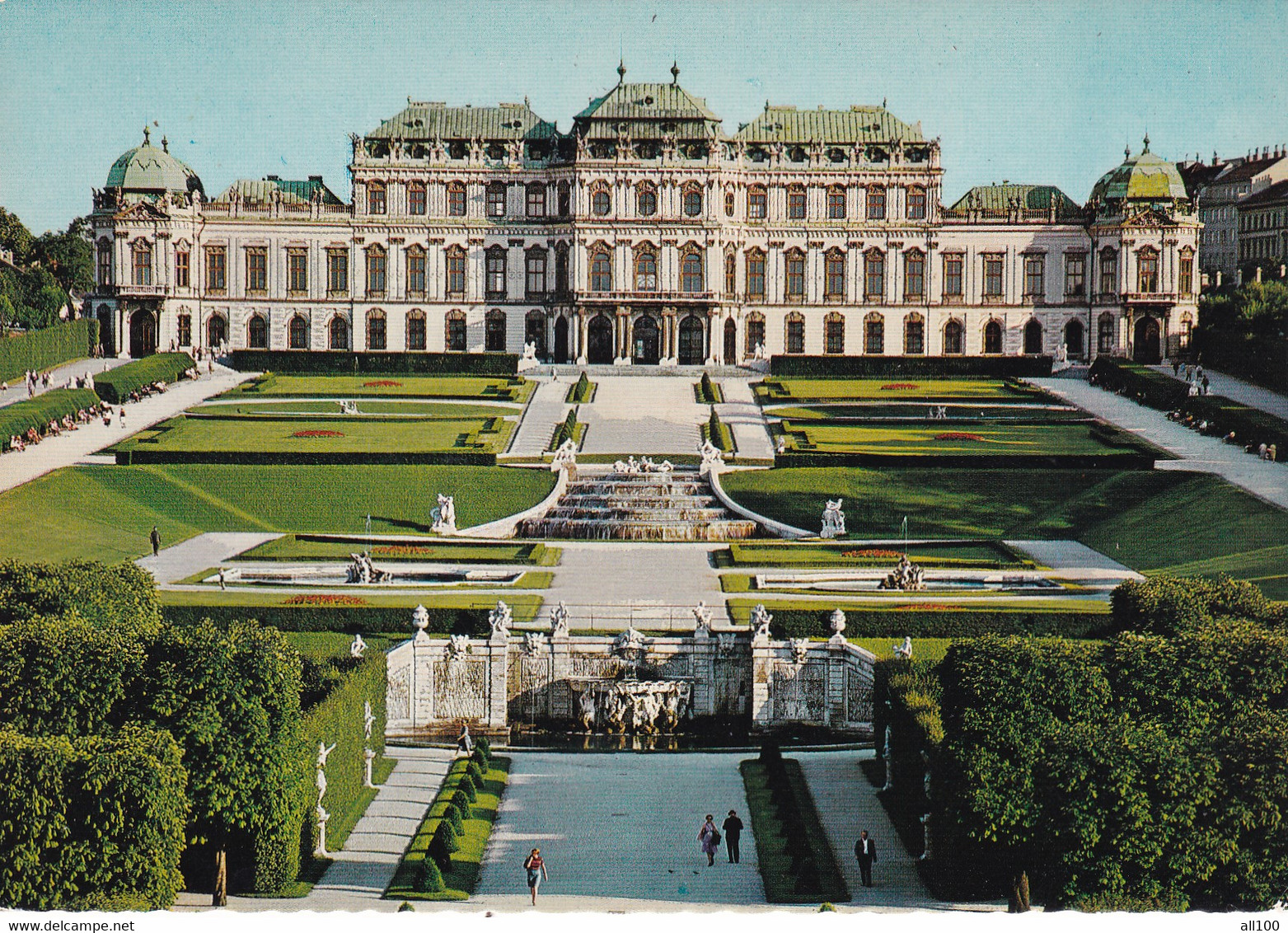 A22072 - WIEN Vienna Oberes Belvedere Sommerschloss Des Prinzen Eugen Hildebrandt Austria Osterreich Post Card Unused - Belvedere