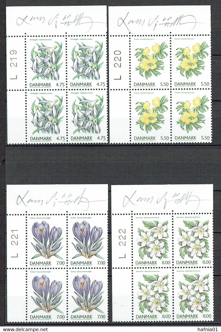 Lars Sjööblom. Denmark 2006. Spring Flowers. Michel 14231-1426.  MNH. Signed. - Blocs-feuillets