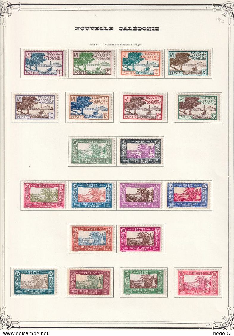 Nouvelle Calédonie - Collection Vendue Page Par Page - Timbres Neufs * Avec Charnière / Oblitérés - B/TB - Collezioni & Lotti