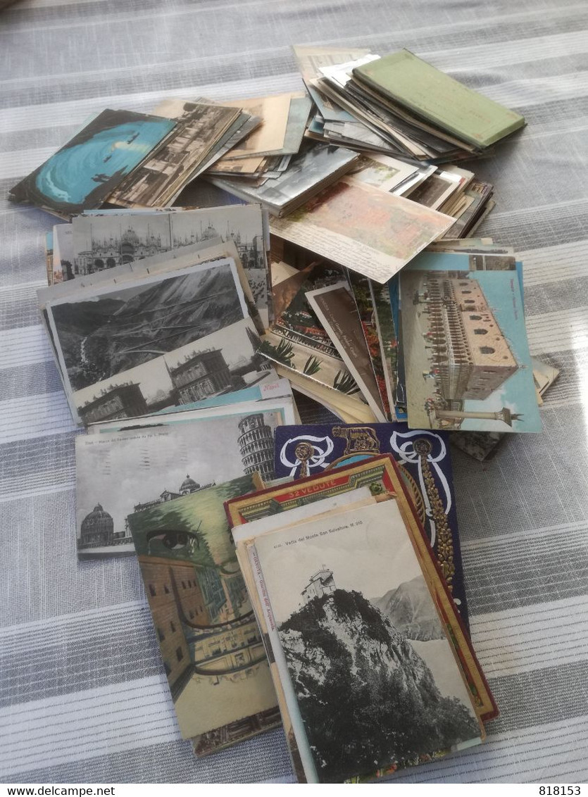 500 Old Postcards ITALY - 500 Karten Min.