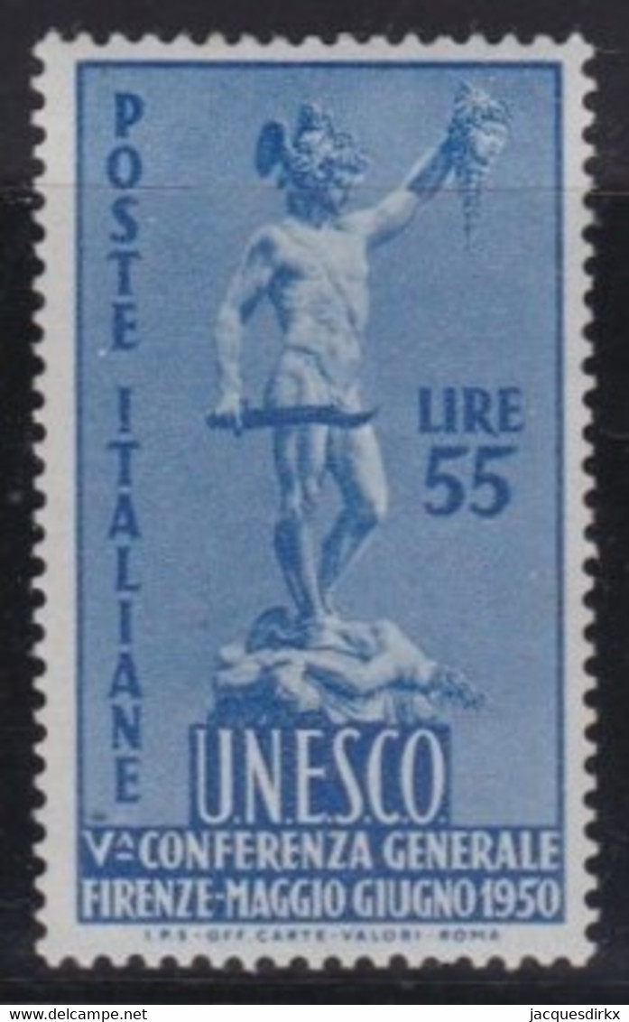 Italy      .   Y&T    .    Stamp   (2 Scans)      .    **    .   MNH    .   /    .  Neuf Avec Gomme Et SANS Charnière - 1946-60: Nuevos