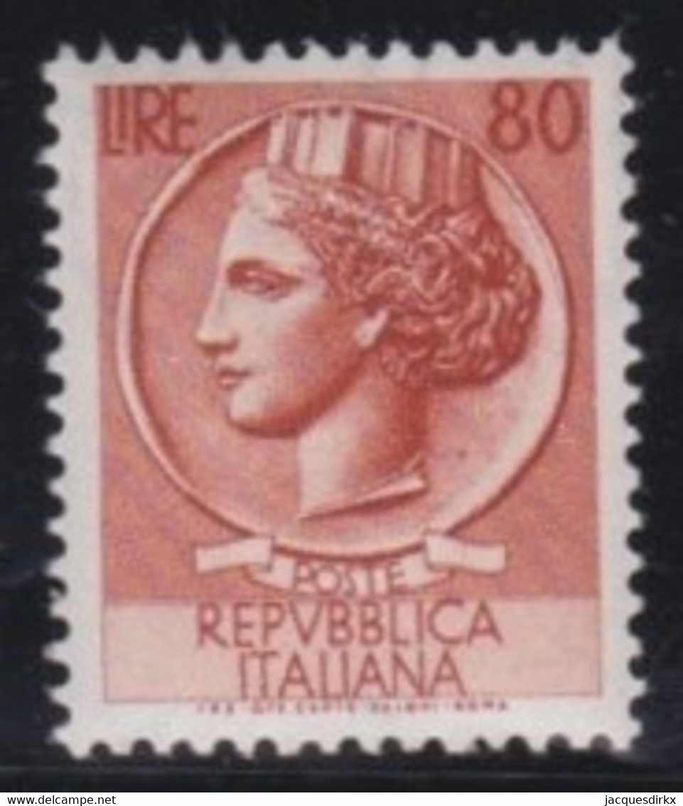 Italy      .   Y&T    .    655  (2 Scans)      .    **    .   MNH    .   /    .  Neuf Avec Gomme Et SANS Charnière - 1946-60: Nuevos